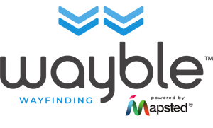 Logo - Wayble Wayfinding Powered By Mapstead